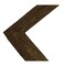 Ekena Millwork 11"W x 12"H x 3/4"D Vintage Farmhouse 3 1/2" Chevron, Barnwood Decor Collection, Pebble Grey DECR11X12X075CHVPG - alternate 3